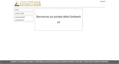 Desktop Screenshot of goldwerk-portal.net